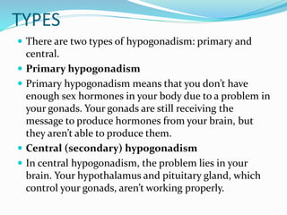 Hypogonadism | PPT