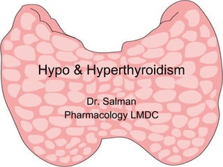Hypo & Hyperthyroidism Dr. Salman Pharmacology LMDC 