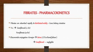 Hypolipidemic drugs MBBS and PG Dr. Resu Neha Reddy | PPTX