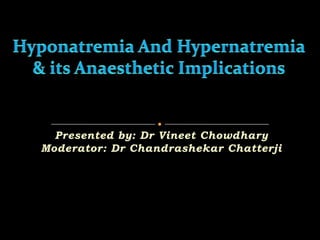 Presented by: Dr Vineet Chowdhary
Moderator: Dr Chandrashekar Chatterji
 