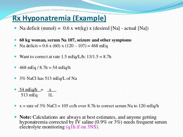 Formula For Sodium Deficit Sodium Deficit Calculator KEVEYD Formula For Sodium Deficit Sodium Deficit Calculator KEVEYD