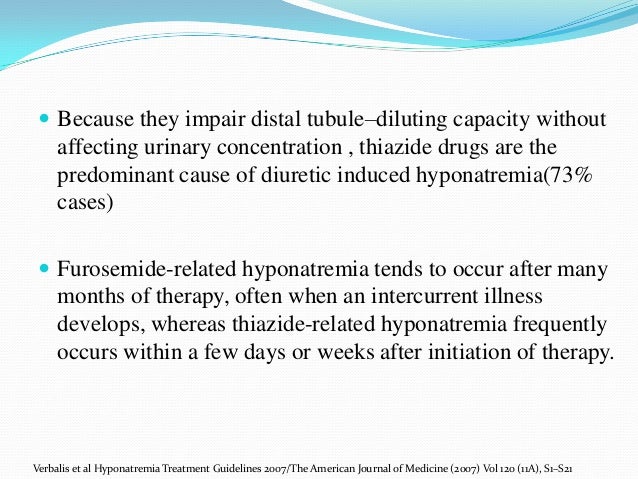 Hyponatremia drugs