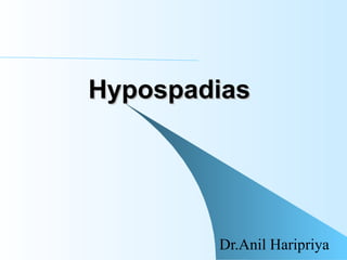 Hypospadias Dr.Anil Haripriya 