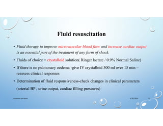 Fluid resuscitation,Hypovolemic shock ,Major hemorrhage | PDF