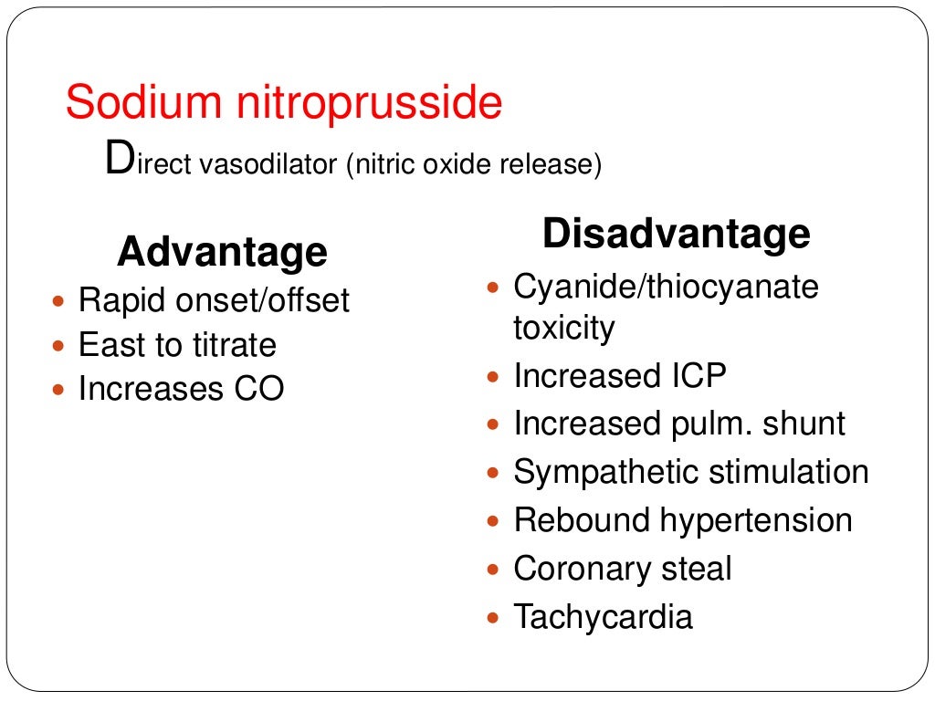 Hypotensive anesthesia