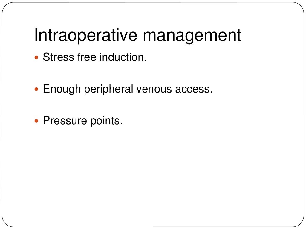 Hypotensive anesthesia