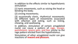 Hypothalmus& thalmus | PPTX