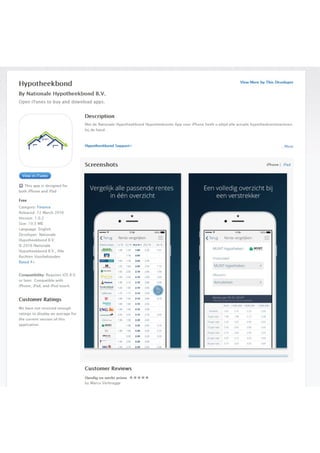 Hypotheekrente app in de appstore