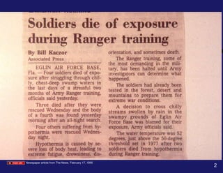 Newspaper article from The News. February 17, 1995
2
 