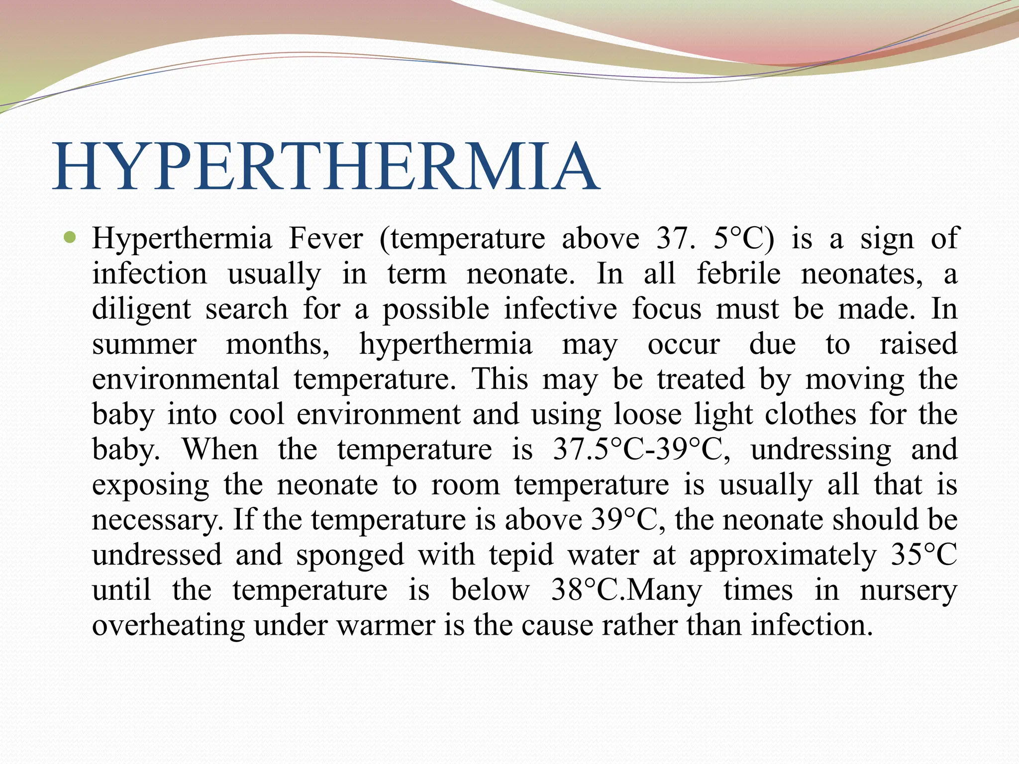 hypothermia for bsc nursing students..... | PPTX