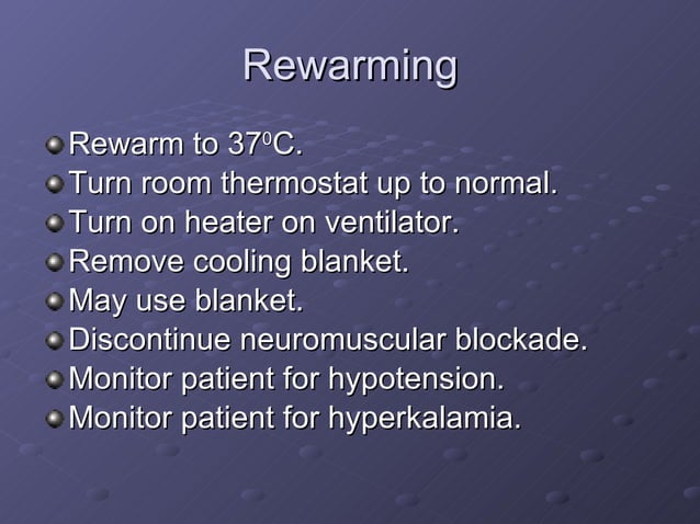 Hypothermia Therapy Ppt