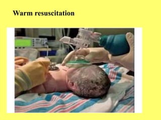 Warm resuscitation
 