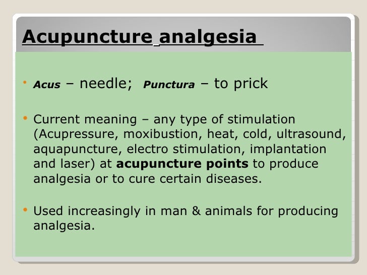 Hypothermic Anesthesia