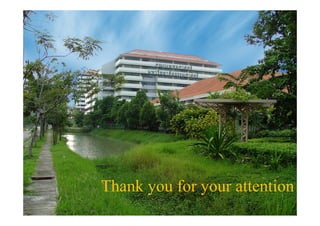 Thank you for your attention
 