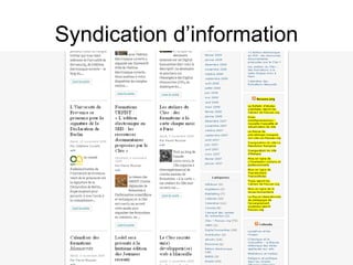 Syndication d’information 