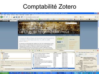 Comptabilité Zotero 