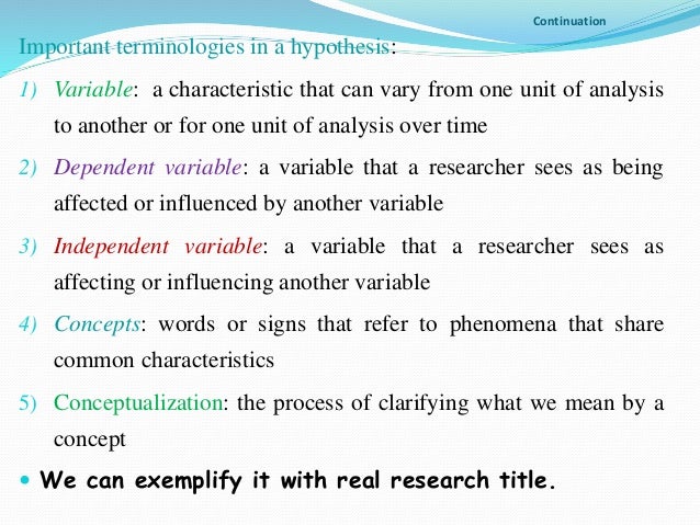 What is hypothesis in research picture