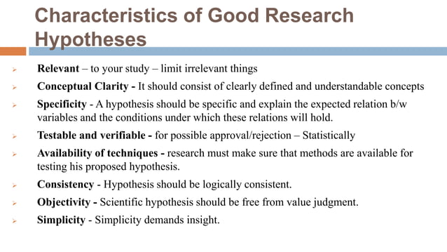 HYPOTHESIS DEFINITION MEANING visual data 8