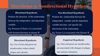 Hypothesis a public health research pptx | PPTX