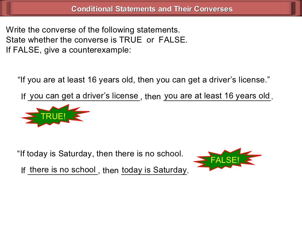 Hypothesis Conclusion (Geometry 1_4)