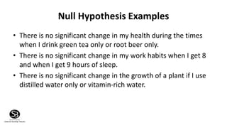 Introduction to Hypothesis