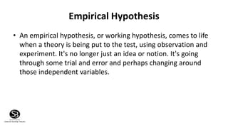 Introduction to Hypothesis