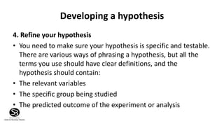 Introduction to Hypothesis