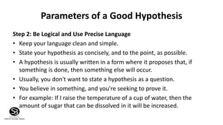 Introduction to Hypothesis