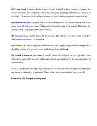Hypothesis & sampling | PDF