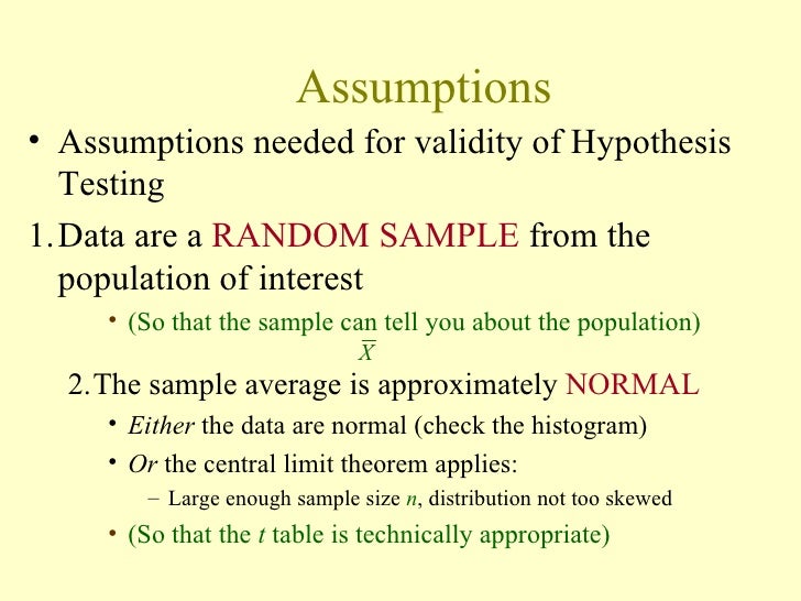 Hypothesis Testing