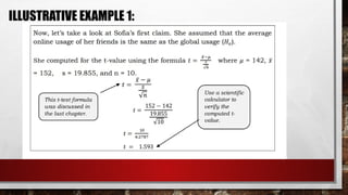 ILLUSTRATIVE EXAMPLE 1:
 