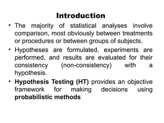 Comprehensive Guide to Hypothesis Testing in Epidemiology and ...