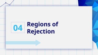 Regions of
Rejection
04
 