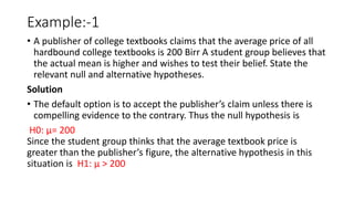 Statistics Hypothesis Testing- CHAPTER -3.pptx