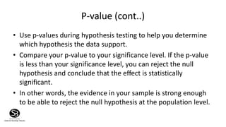 Hypothesis testing 1.0