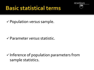 Basic Statistical Concepts & Decision-Making | PPTX