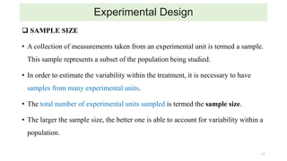 Hypothesis Testing and Experimental design.pptx