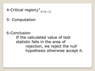Hypothesis testing chi square goodness of fit test | PPTX