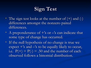 HYPOTHESIS TESTING FOR NONPARAMETRIC DATA .ppt