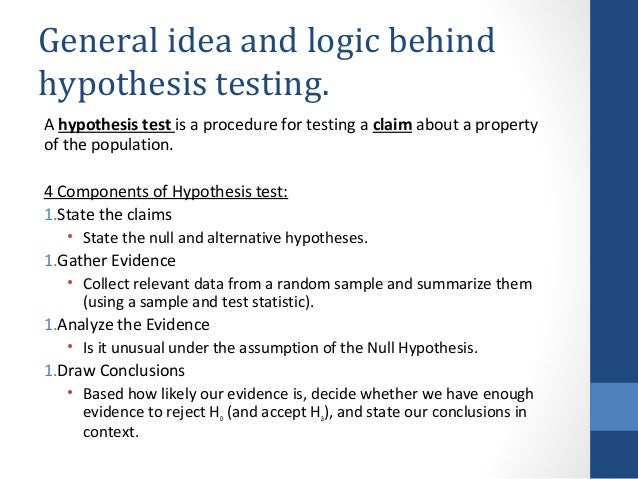 Hypothesis testing interview