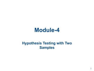 hypothesis testing using python part 2 - one sample... hypothesis testing_two_samples z and t test.ppt
