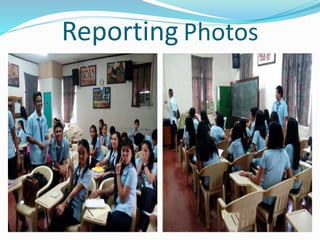 Reporting Photos
 