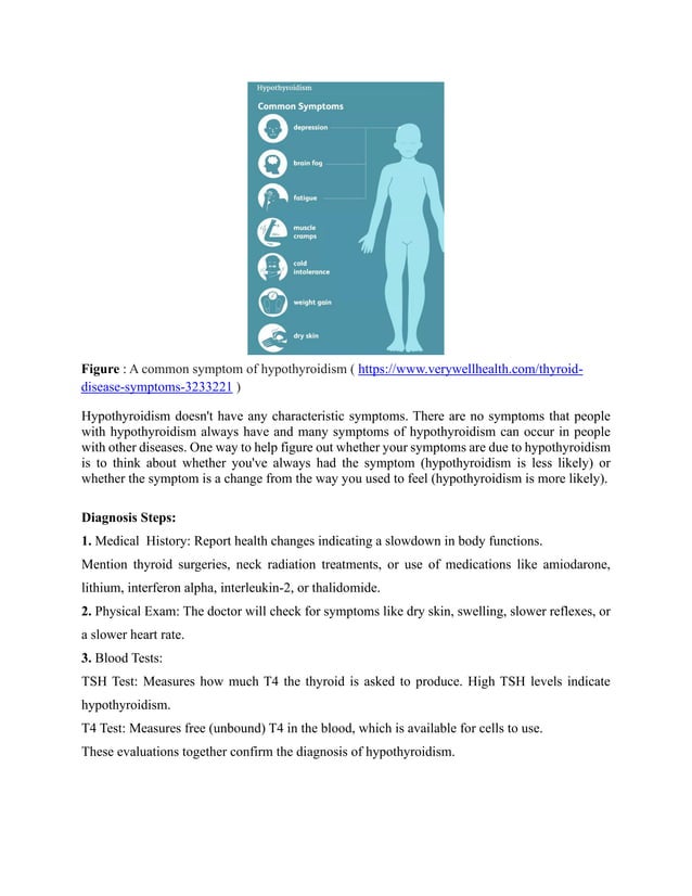 Hypothyroidism Endocrine System Thyroid Gland Pdf