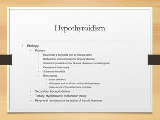 Comprehensive Overview of Hypothyroidism and Thyroid Disorders ...