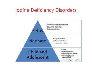 Iodine Deficiency Disorders
 