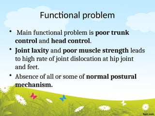 Hypotonic cerebral palsy as a type of cerebral palsy for physiotherapy ...