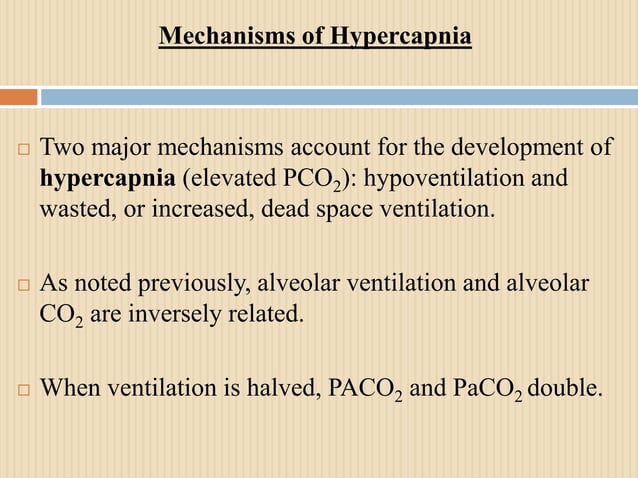 hypoxia and hypercapnia.pptx | Blood Disorders | Diseases and Conditions