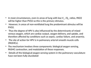 What Is Pvo2 Comprehensive Overview of ARDS and Hypoxic Pulmonary Vasoconstriction ...