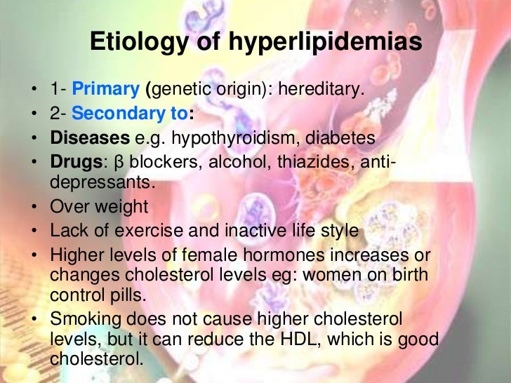 5 Types Of Hyperlipidemia