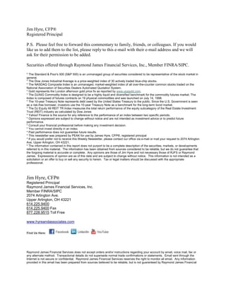 Hyre Weekly Commentary